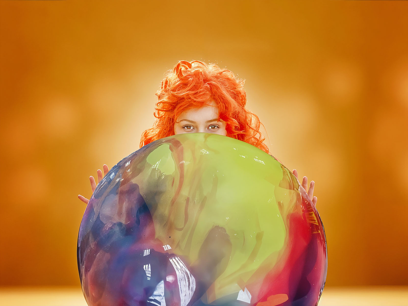 Anti-Gravity Balloon bunt-marmoriert