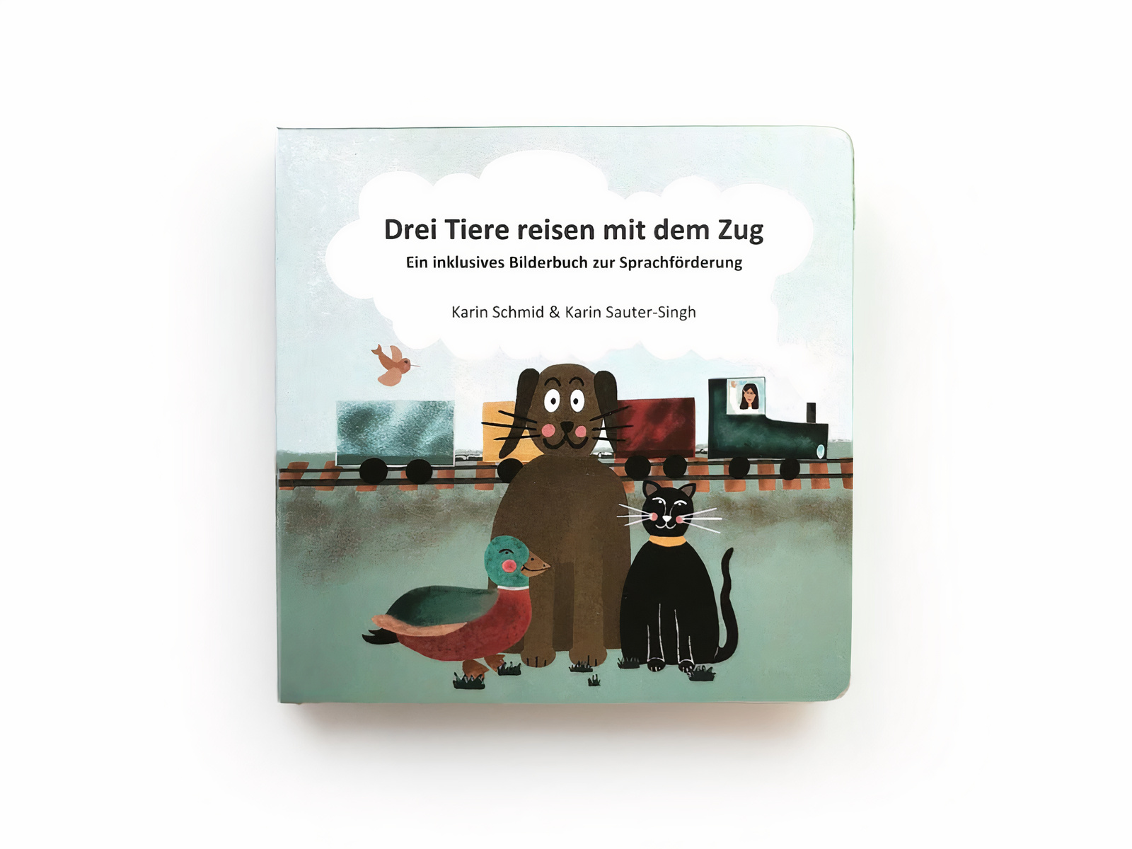 Drei Tiere reisen mit dem Zug - Bilderbuch mit PORTA Gebärden