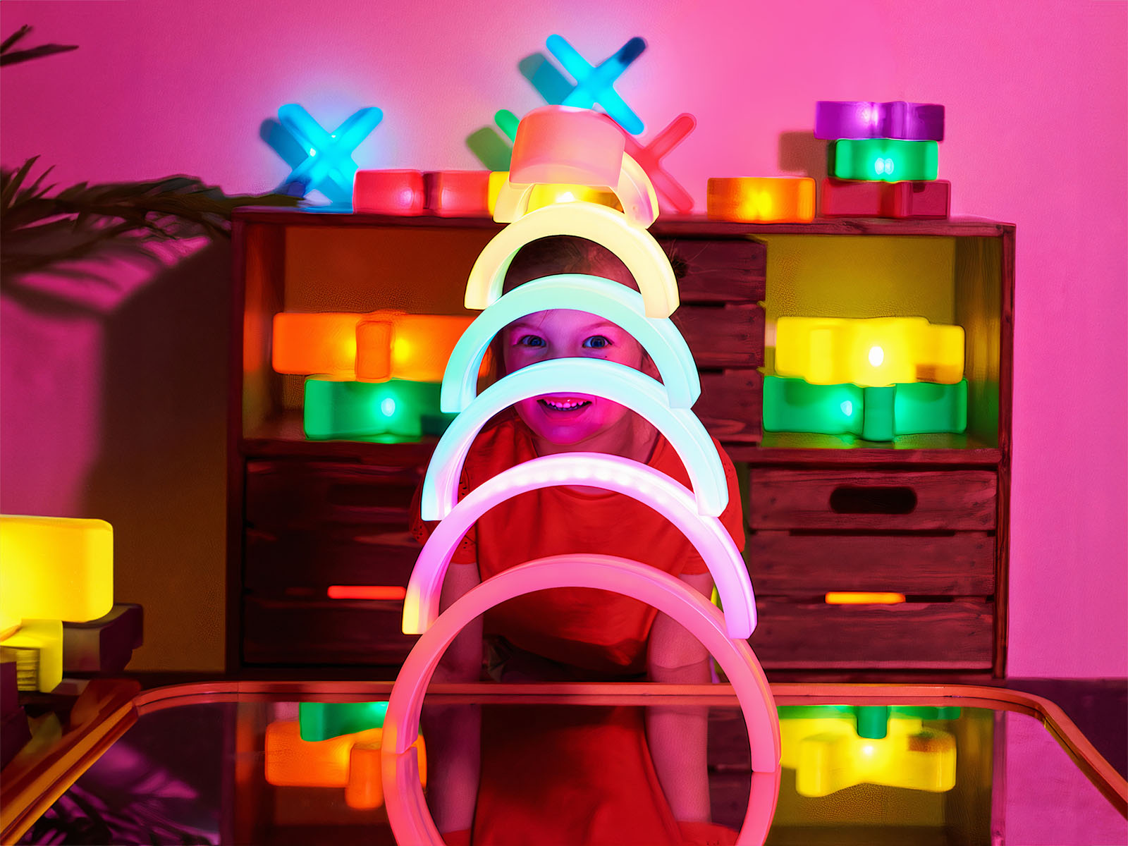 Regenbogen Leuchtbögen (7er Set)