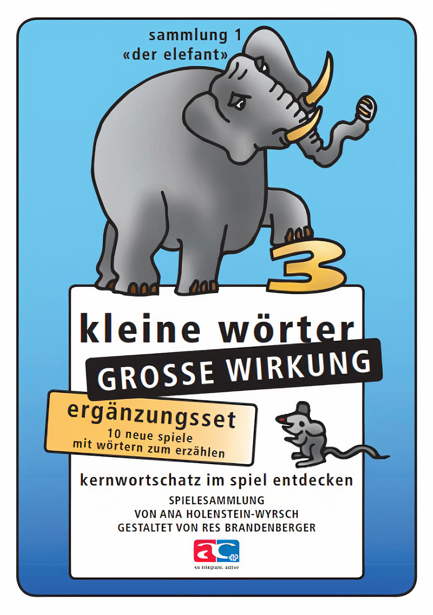 Kleine Wörter grosse Wirkung - Ergänzung Elefant