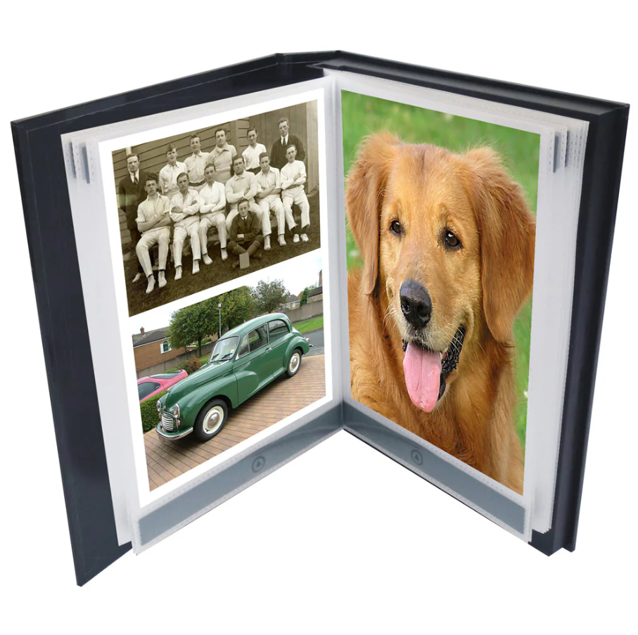 Sprechendes Fotoalbum Standard (A5, schwarz)