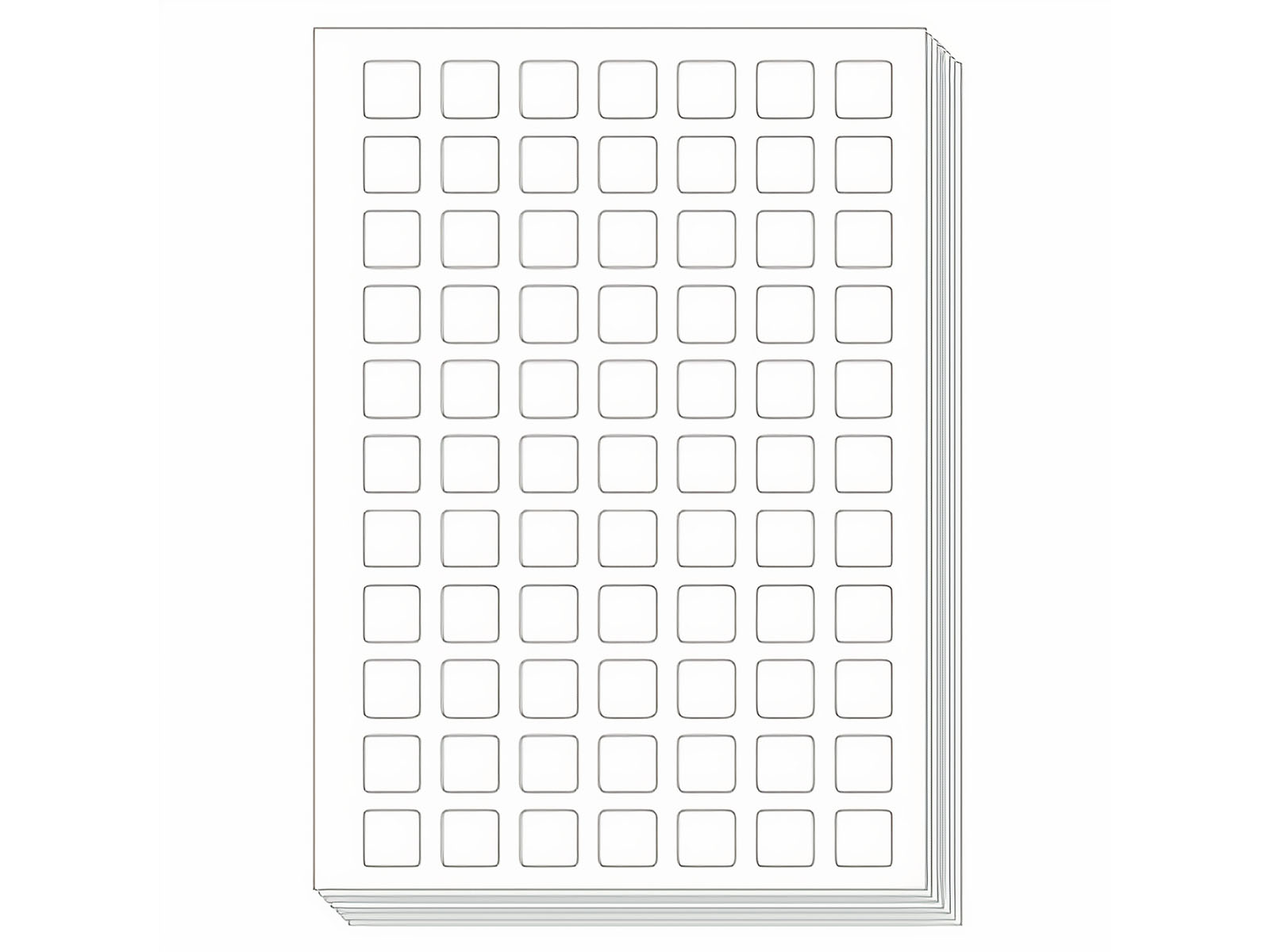 Pictogenda Blanco Sticker (10 Blätter)