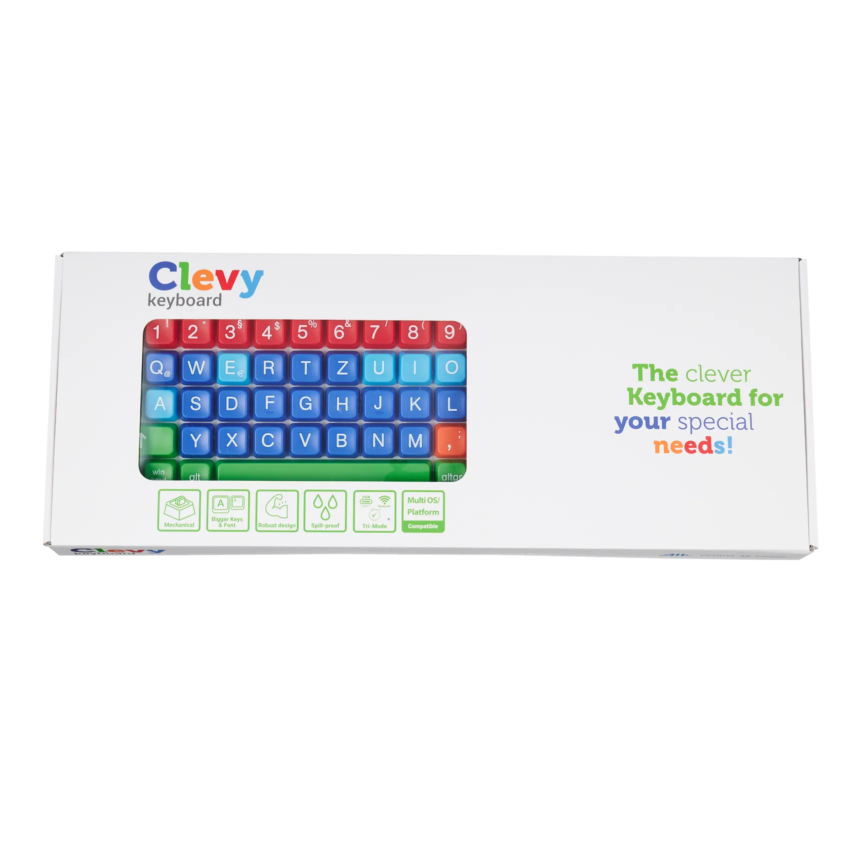 Clevy Tastatur 3 (Bluetooth & USB)
