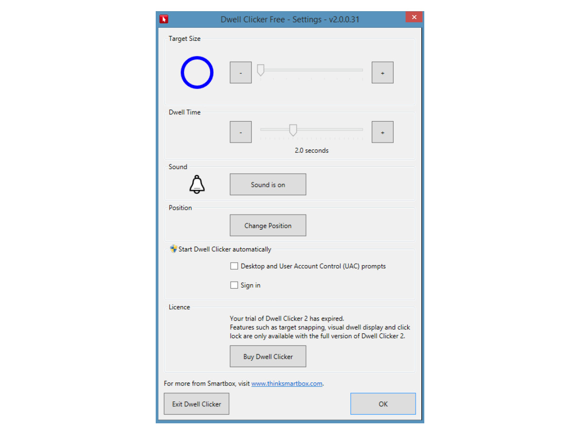 Dwell Clicker 2