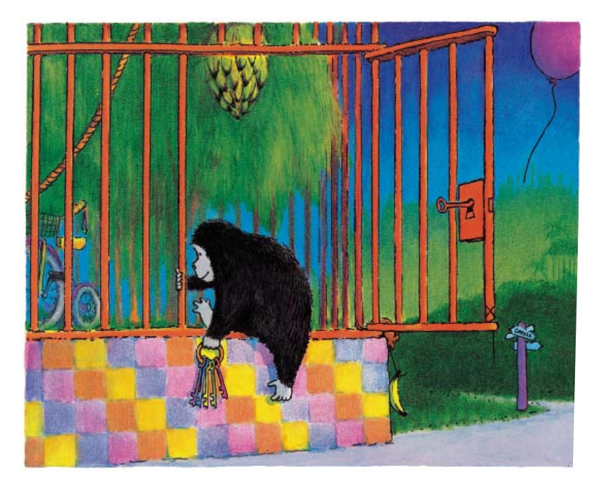 Gute Nacht, Gorilla - Bilderbuch (zum UK Begleitmaterial)