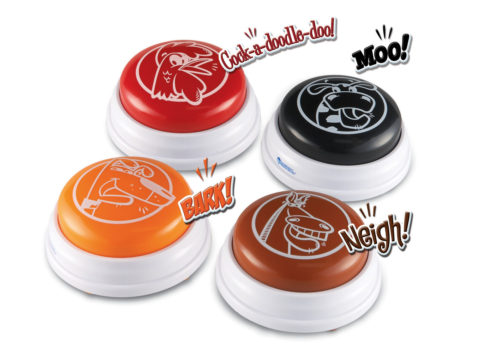 Tiergeräusche Buzzer (4er Set)