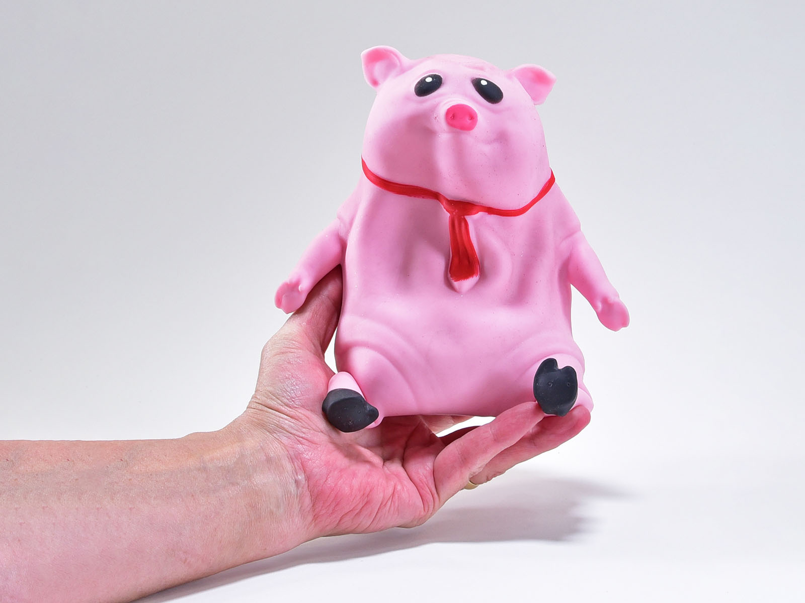 Grosses Quetsch Schwein - mit Sand gefüllt