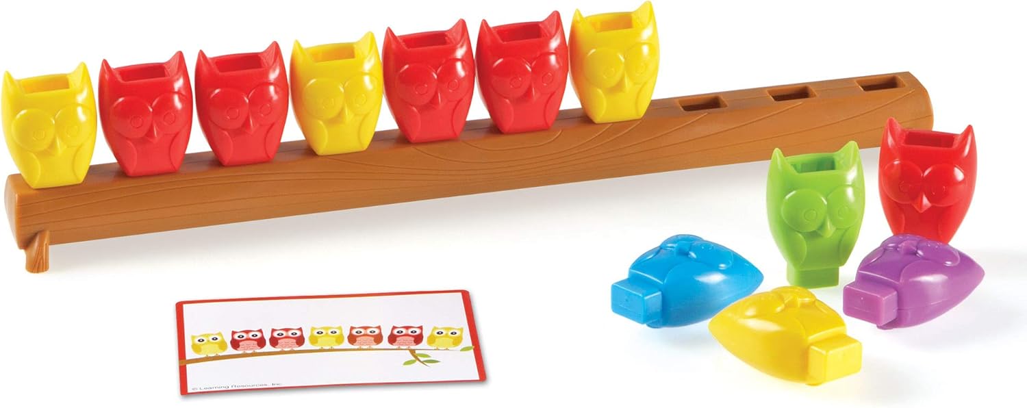 1–10 Zähl-Eulen Aktivitäts-Set