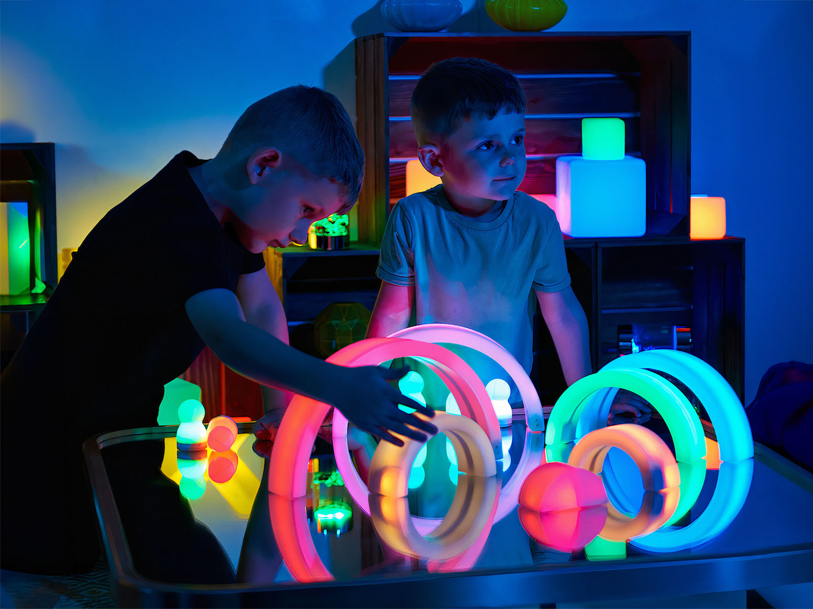 Regenbogen Leuchtbögen (7er Set)