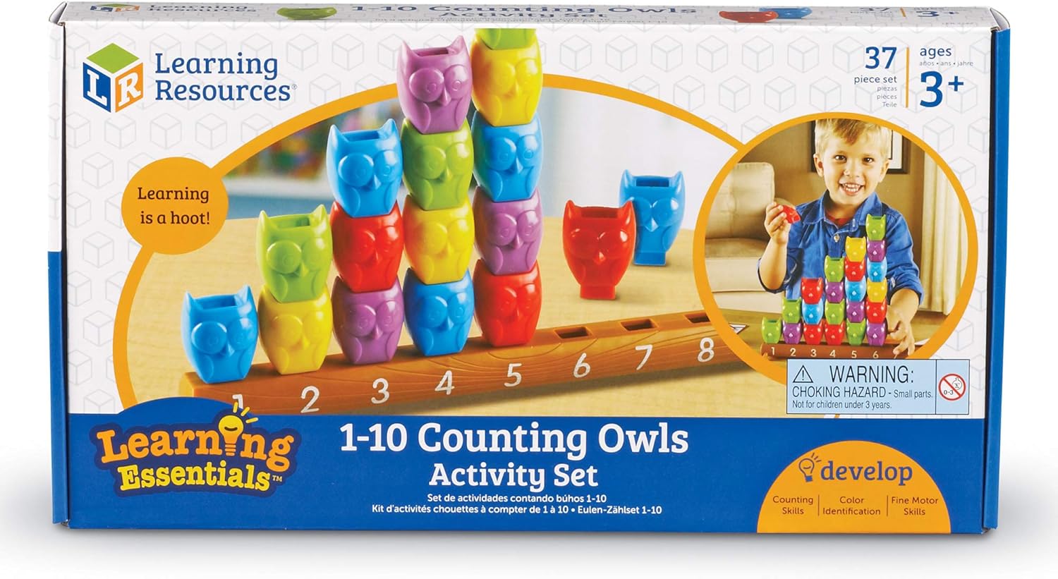 1–10 Zähl-Eulen Aktivitäts-Set