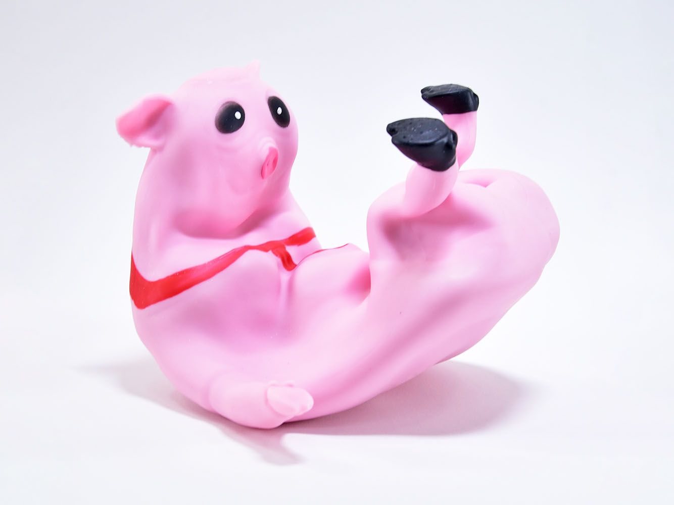 Grosses Quetsch Schwein - mit Sand gefüllt
