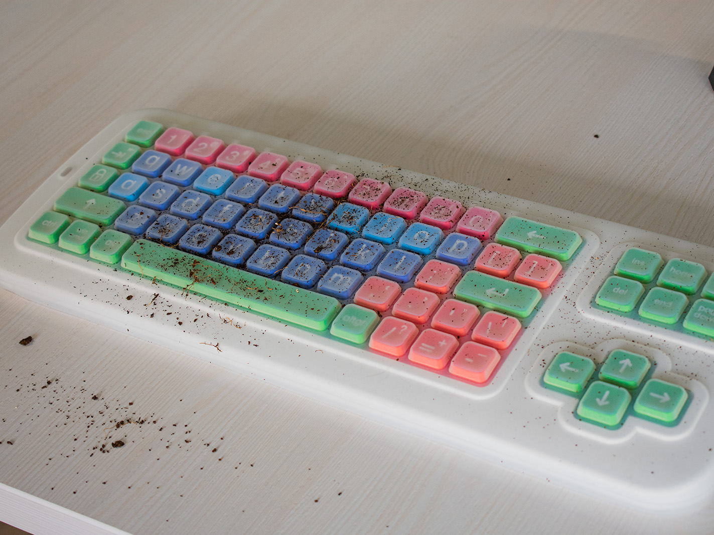 Clevy Tastatur II: Tastaturabdeckung