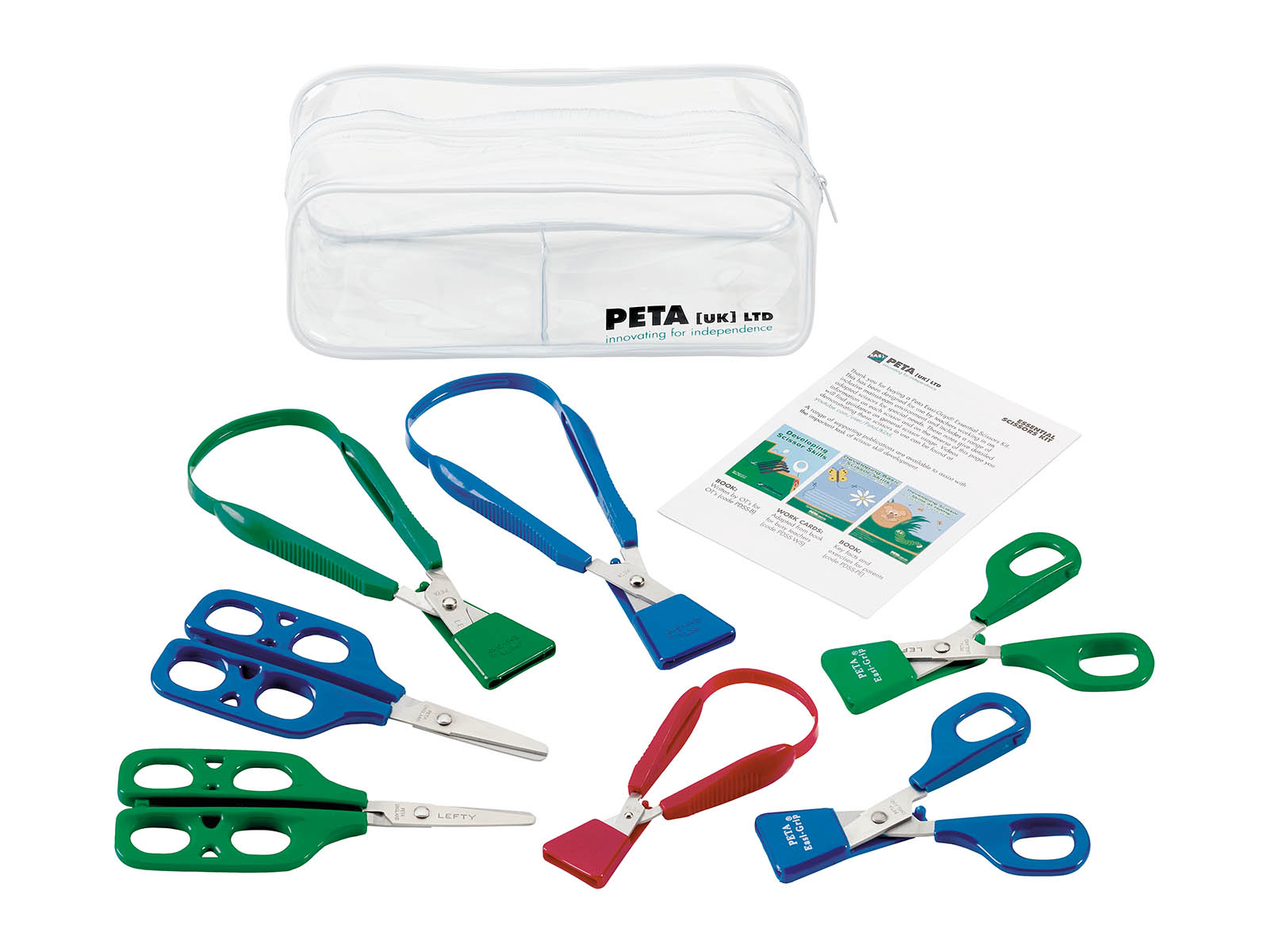 Easi-Grip - kleines Set Therapiescheren (7 Stück)