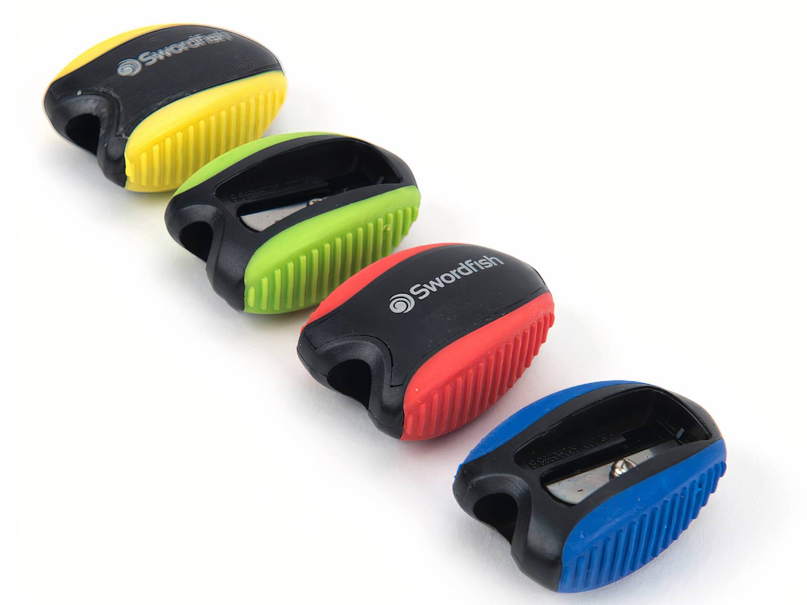 Soft Grip Bleistiftspitzer (4 Stück)