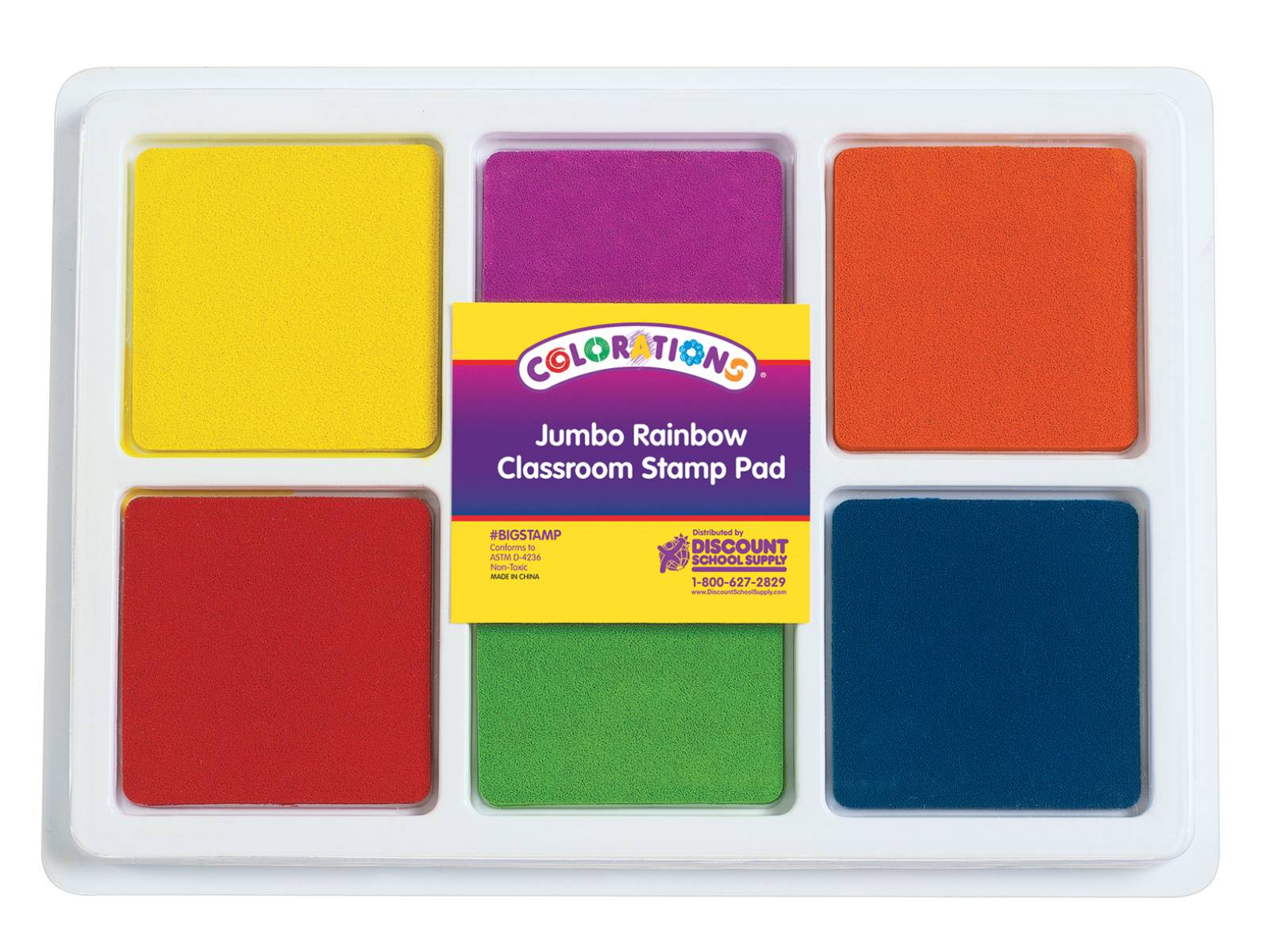 Jumbo-Stempelkissen mit 6 Farben