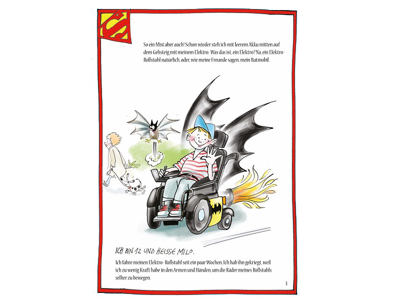 Lern-Comic Milo und sein Batmobil