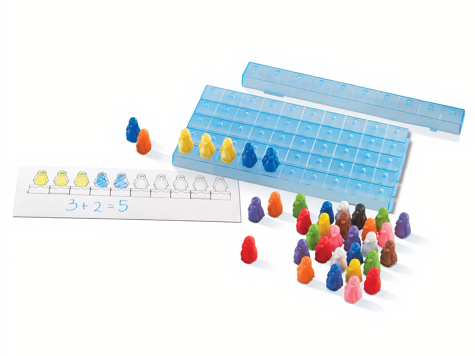 Pinguine auf dem Eis - Mathe-Aktivitäten-Set