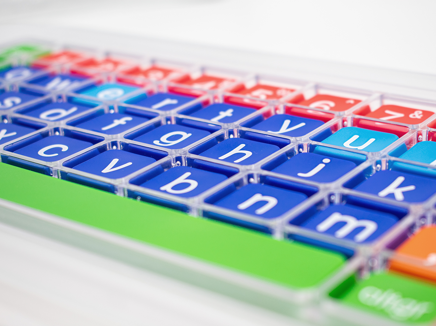 Clevy Tastatur: Fingerführraster