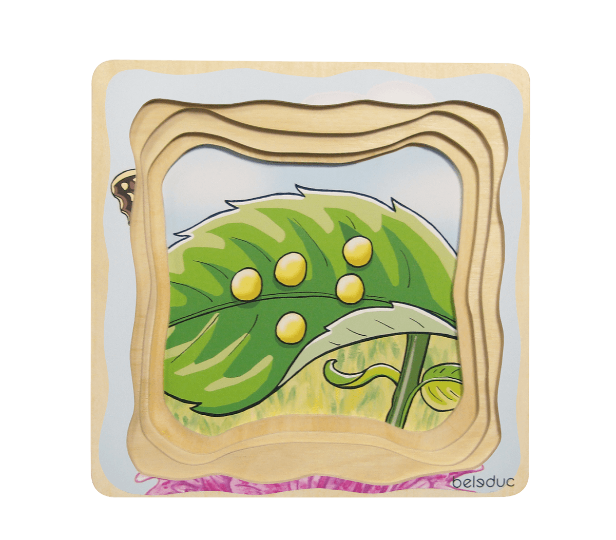 5-in-1 Lagen-Puzzle "Schmetterling"