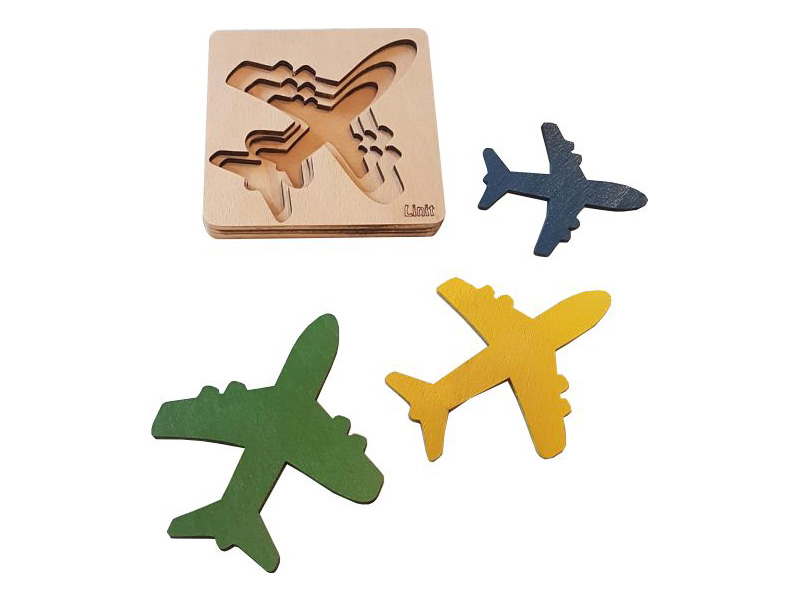 3D Holzpuzzle Farben