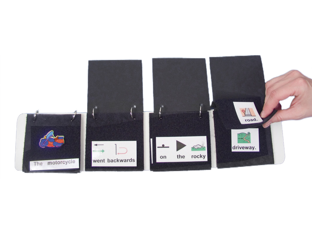 Flippon Bord (schwarze Klettseiten)