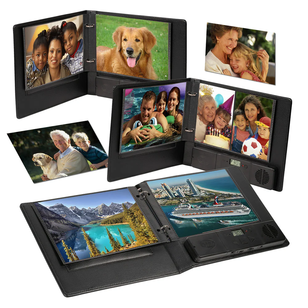 Sprechendes Fotoalbum Deluxe (A5, schwarz)