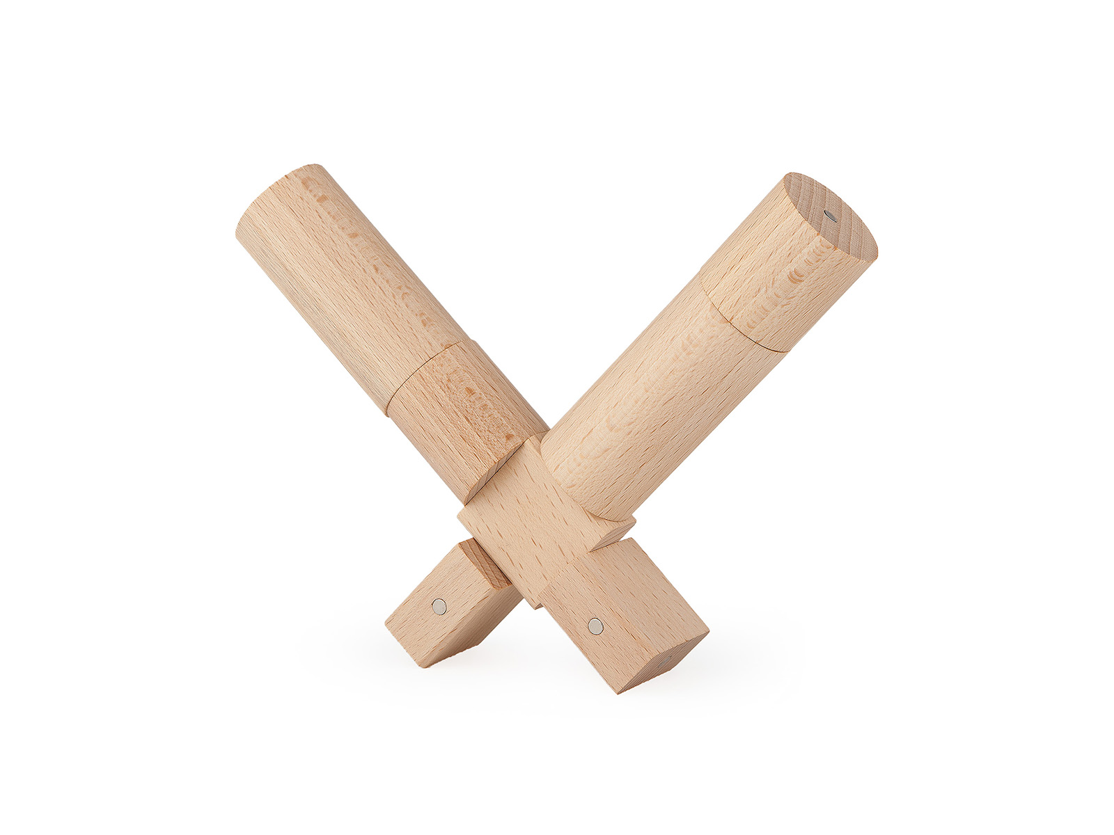 Kleine Magnetische Holzbauklötze (50 Stück)