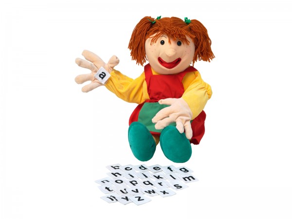 Handpuppe Samanta - mit den Buchstaben A-Z