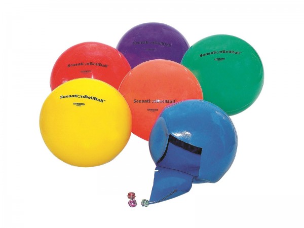 Ballons Sensoriels avec Clochettes (lot de 6)