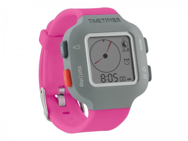 TimeTimer Armbanduhr Plus für Kinder (Pink)