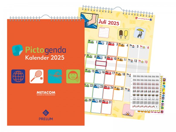 Pictogenda 2025 - Wandkalender METACOM Deutsch